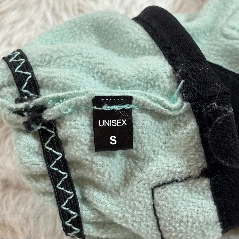 Merrell Fleece Winter Gloves Unisex Small Green Black Touchscreen